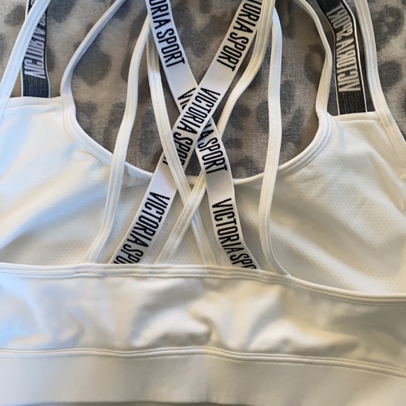 2 VICTORIA’S SECRET Strappy Bras ♥️ White ♥️ XL - Picture 9 of 16